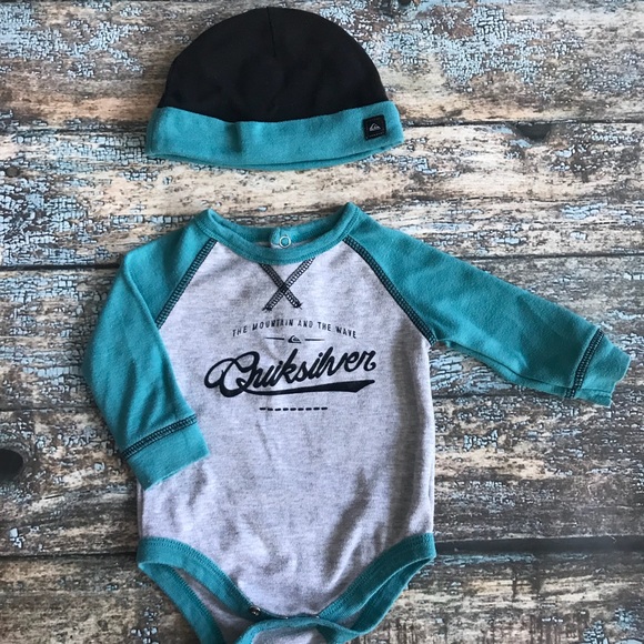 quiksilver baby onesies